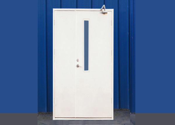 2.2A類鋼質(zhì)雙扇帶玻璃防火門（甲級(jí)）-2子母式