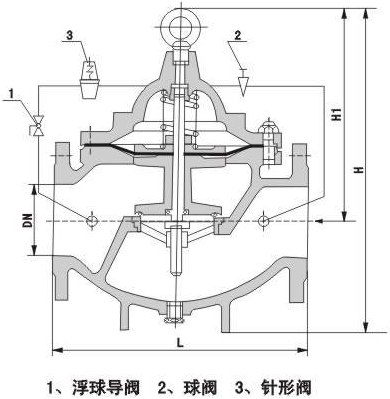 200X減壓閥 結構圖 / 尺寸圖